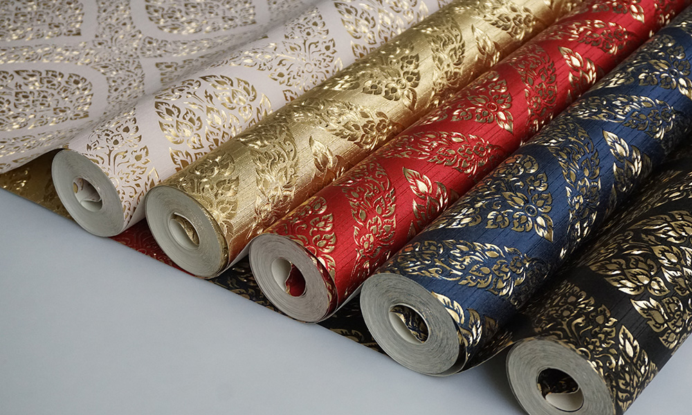 วอลเปเปอร์ลายพุ่มข้าวบิณฑ์