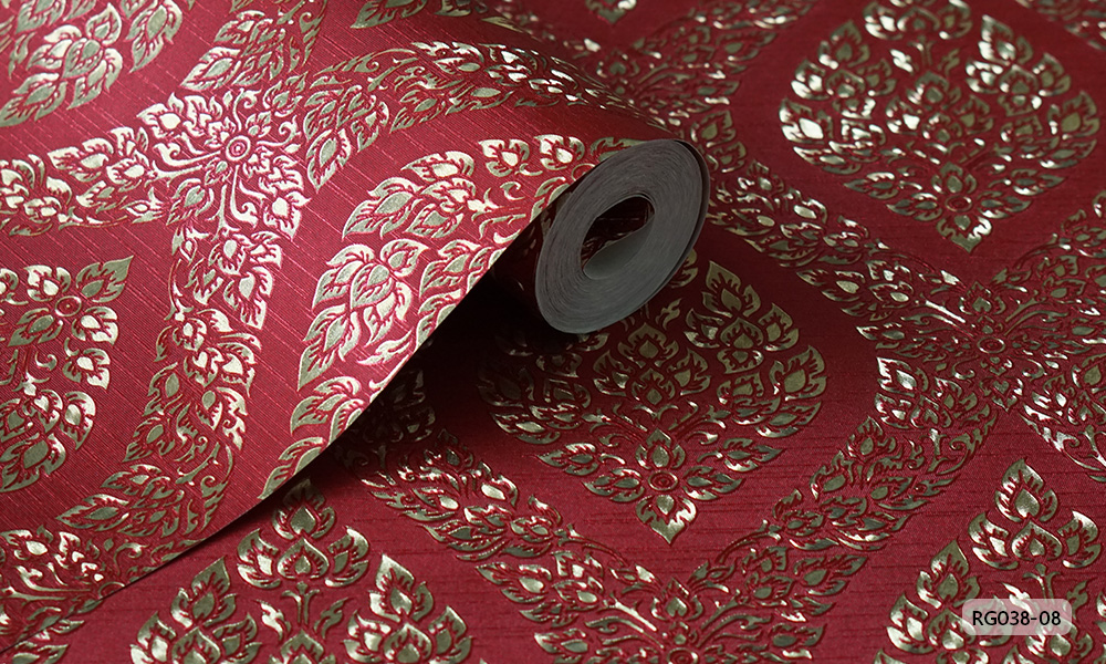 วอลเปเปอร์ลายพุ่มข้าวบิณฑ์