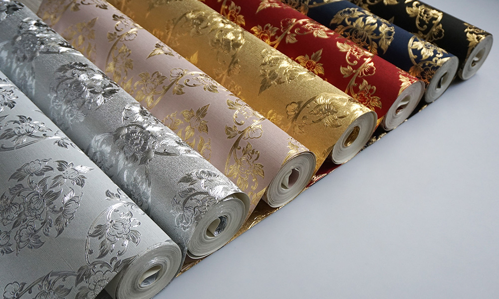 วอลเปเปอร์ลายดอกพุดตาน