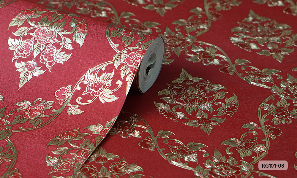 วอลเปเปอร์ลายดอกพุดตาน