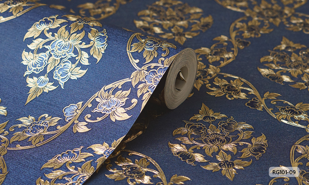 วอลเปเปอร์ลายดอกพุดตาน