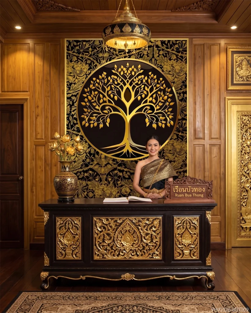 วอลเปเปอร์ภาพต้นโพธิ์ทอง-ดำ