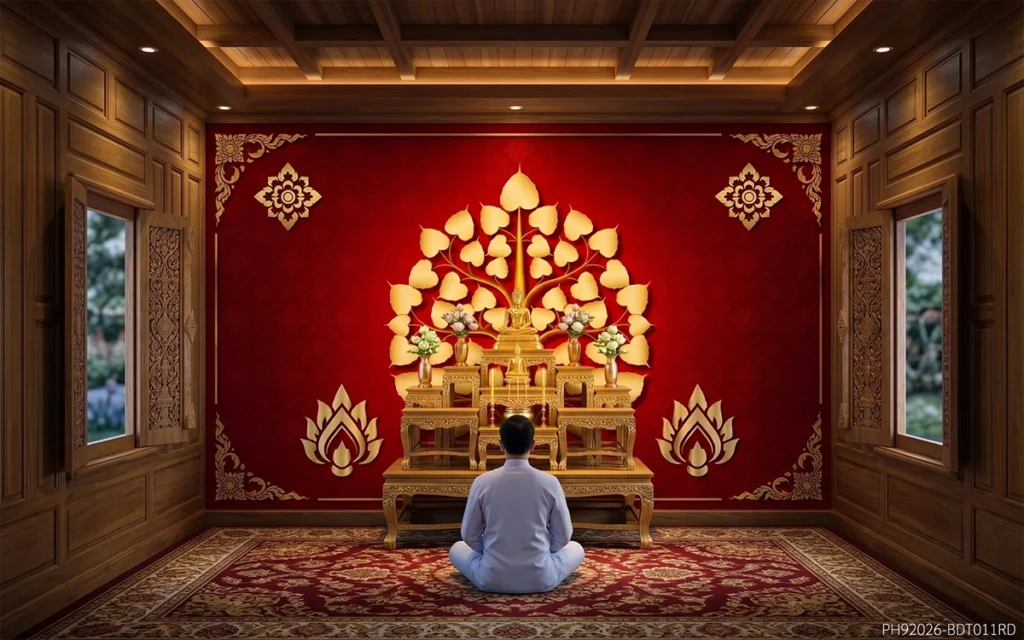 วอลเปเปอร์ติดผนังภาพต้นโพธิ์