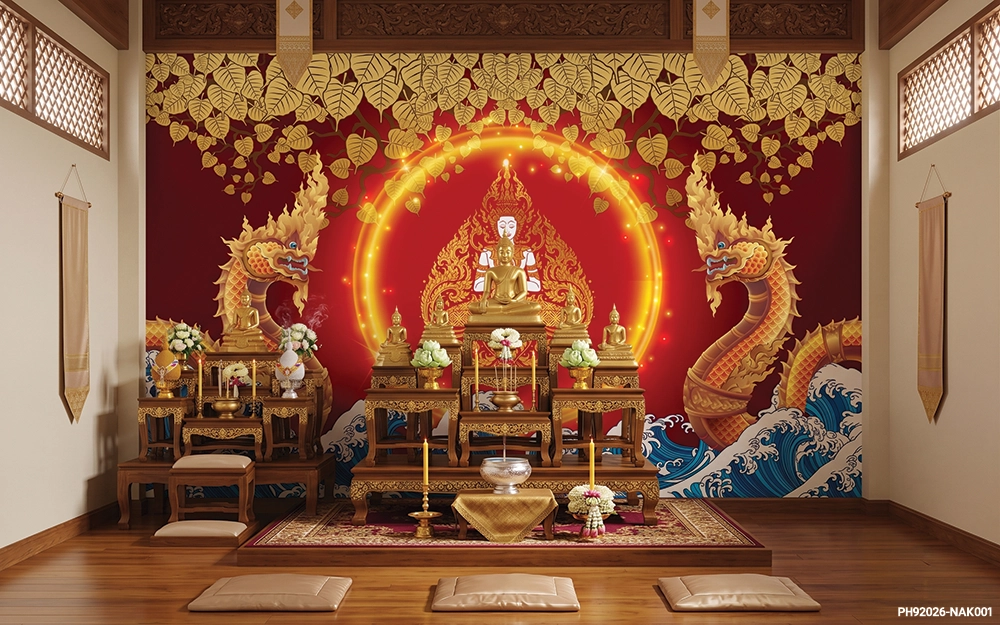 วอลเปเปอร์ติดผนังภาพเทวดา พญานาค